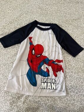 Spiderman Kids Swim Rashguard - Red, Blue, Black